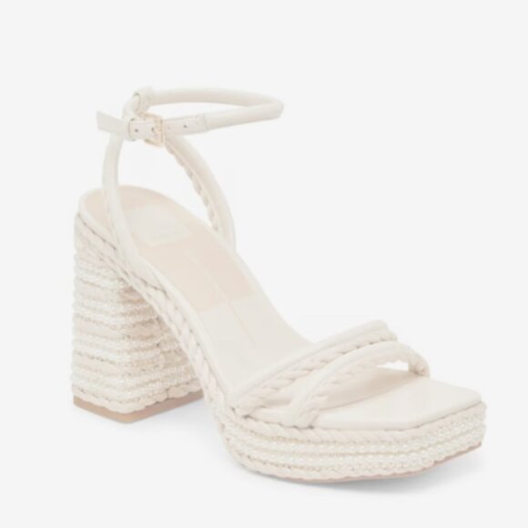 Dolce Vita Agnes Pearl Platform Sandals - Picture 1 of 3